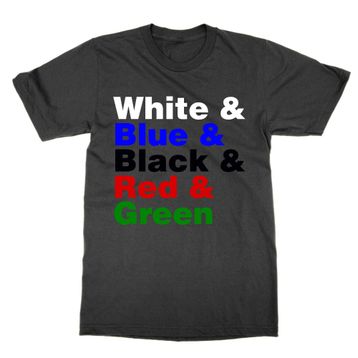 Cliquewear Beyaz & Mavi & Siyah & Kırmızı & Yeşil (Çok Renkli) Erkek T-shirt