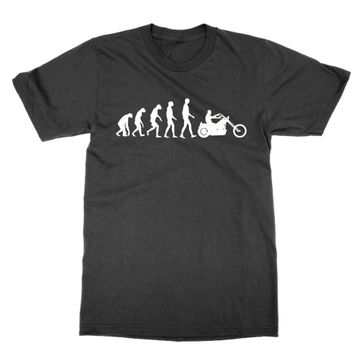 Cliquewear Bisikletçi Tişörtünün Evrimi Siyah Erkek T-shirt