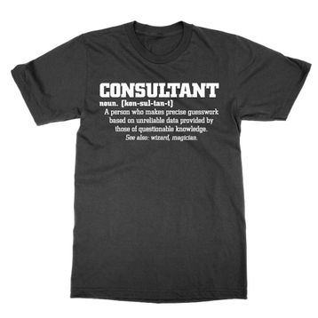 Cliquewear Consultant Definition Siyah Erkek T-shirt