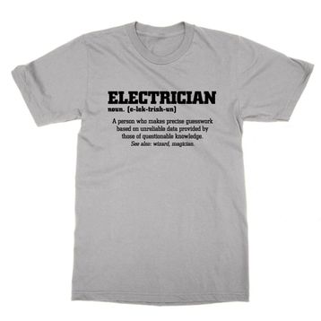 Cliquewear Elektrikçi Tanımlı Gri Erkek T-shirt