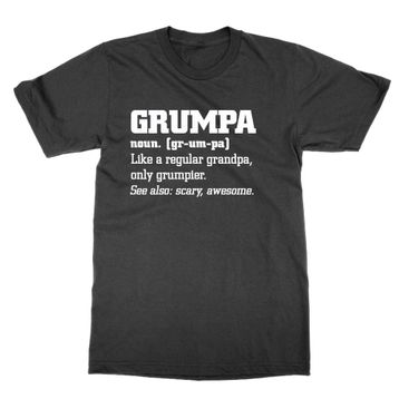 Cliquewear Grumpa Tanımlı Siyah Erkek T-shirt