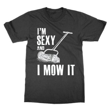 Cliquewear I'm Sexy and I Mow It Siyah Erkek T-shirt