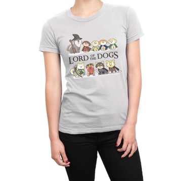 Cliquewear Lord of The Dogs Beyaz Erkek T-shirt