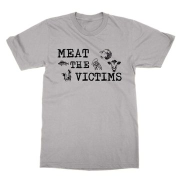 Cliquewear Meat The Victims Gri Erkek T-shirt