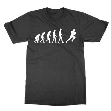 Cliquewear Rugby Oyuncusu Tişörtünün Evrimi Siyah Erkek T-shirt
