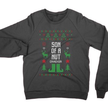 Cliquewear Son of A Nut Cracker Noel Çirkin Siyah Erkek Sweatshirt