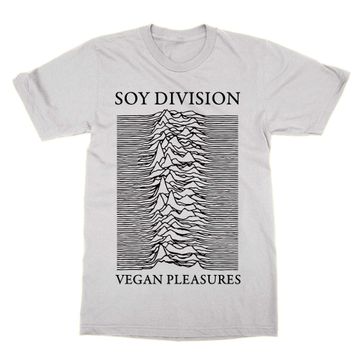 Cliquewear Soy Division Vegan Pleasures Beyaz Erkek T-shirt