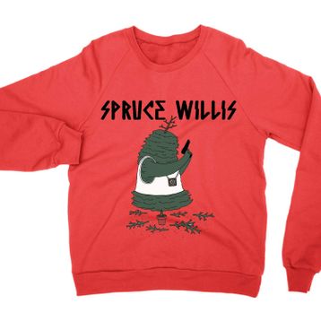 Cliquewear Spruce Willis Noel Kırmızı Erkek Sweatshirt