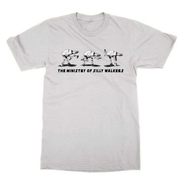 Cliquewear The Ministry of Silly Walkers Beyaz Erkek T-Shirt