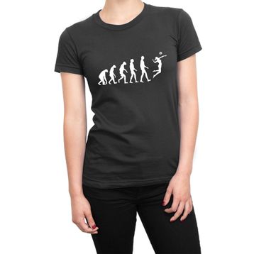 Cliquewear Voleybolcu Tişörtünün Evrimi Siyah Erkek T-Shirt