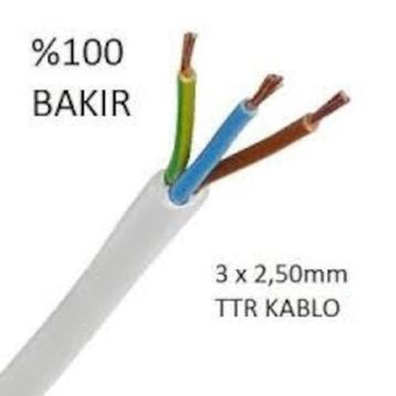 Cmk 3x2,5 cm TTR Tam Bakır Kablo