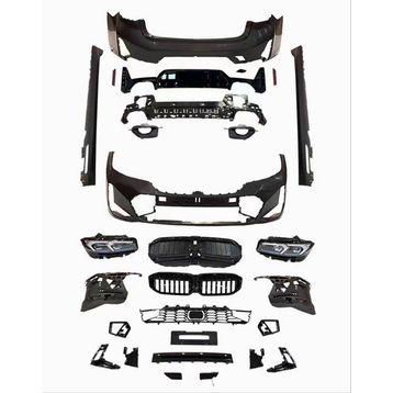 Cmk Bmw 3 Serisi 2019 Sonrası G20 İçin 2022 Sonrası Facelift Body Kit Ön Arka Yan Egzoz Far Panjur