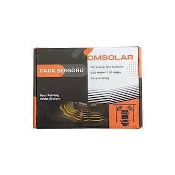 CmSolar 18 mm Dijital Ekranlı Siyah Park Sensörü