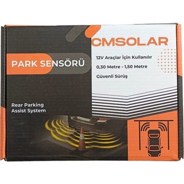 CmSolar 18 mm Ses İkazlı Siyah Park Sensörü