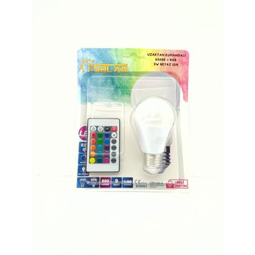 CmSolar 9 W Led Rgb E27 Duy Ampul