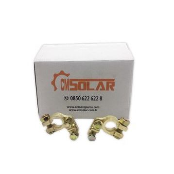 CmSolar Artı Eksi Takım + - Akü Kutupbaşı
