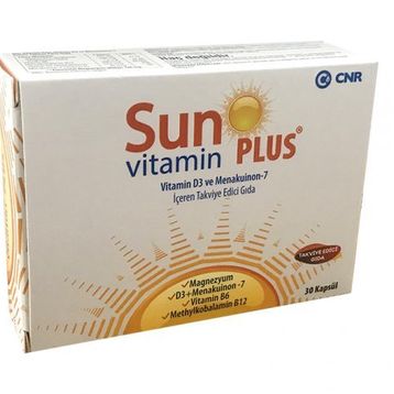 Cnr Sun Vitamin Plus Vitamin D3 30 Kapsül