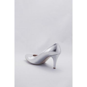 Çnr&Dvs CNR1301 Gümüş Kristal Klasik Kadın Topuklu Ayakkabı