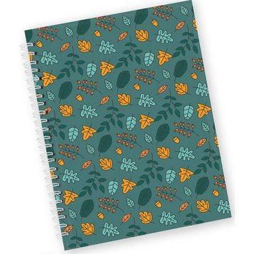 Co Notes Sert Kapak Kareli Spiralli Defter
