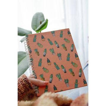 Co Notes Sert Kapak Kareli Spiralli Defter