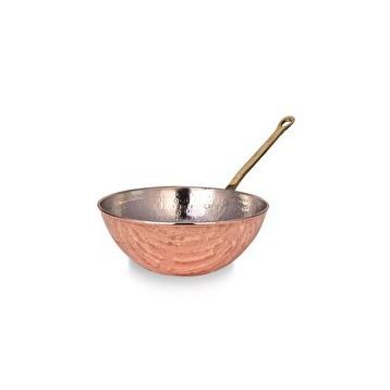 Cobper Premium Collection 25 cm Bakır Wok Tava