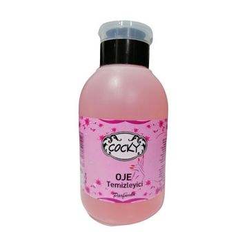 Cocky 450 ml Pembe Pompalı Oje Temizleyici Aseton