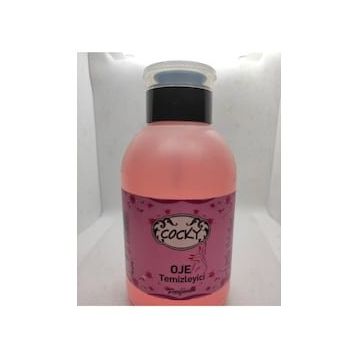 Cocky 450 ml Pembe Pompalı Oje Temizleyici Aseton