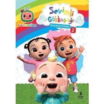 Cocomelon Sevimli Gökkuşağı Boyama Kitabı - 2 - Doğan Çocuk