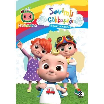 Cocomelon Sevimli Gökkuşağı Boyama Kitabı - Doğan Çocuk