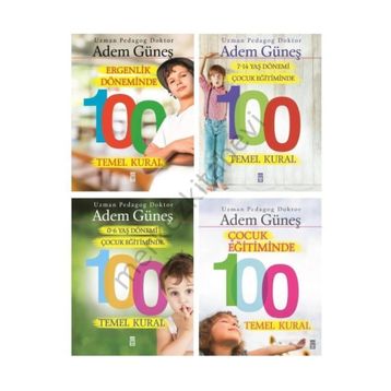 Çocuk Eğitiminde 100 Temel Kural 4 Kitap-Adem Gürses