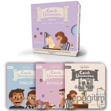 Çocuk Üniversitesi-Psikoloji Set Sincap Kitap