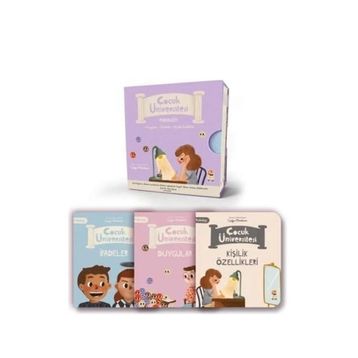 Çocuk Üniversitesi-Psikoloji Set Sincap Kitap
