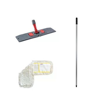 Cod-Ex 40 cm Nemli Mop + Katlanır Aparat + Metal Vidalı Sap