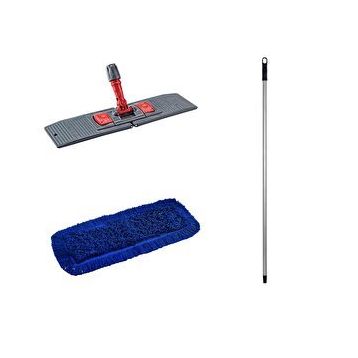 Cod-Ex 80 cm Mavi Orlon Mavi Statik Toz Mop + Tutucu + Sap