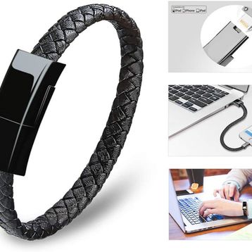 Codegen CDG-CNV52 USB to Lightning iPhone iPAD Deri Bileklikli Şarj Data Kablosu