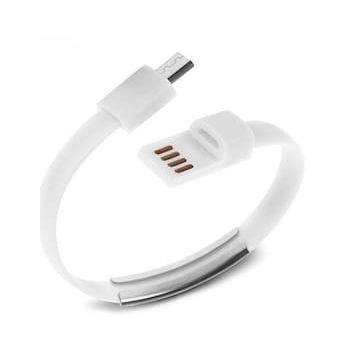 Codegen CDG-CNV64 Micro USB Port Beyaz Bileklik Şarj Data Kablosu