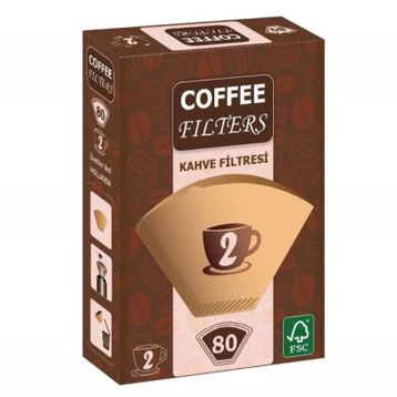 Coffee Filters No: 2 80'li Filtre Kahve Kağıdı