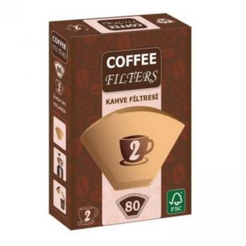 Coffee Filters No: 2 80'li Filtre Kahve Kağıdı