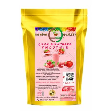 Coffee Naturelle 250 gr Çilek Aromalı Toz Milksahke Smoothie Frappe