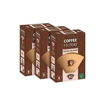 Coffee No: 4 80'li Filtre Kahve Kağıdı