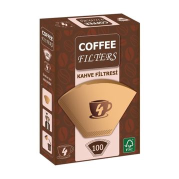 Coffee No: 4 80'li Filtre Kahve Kağıdı