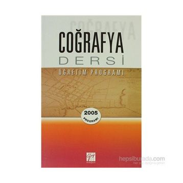 Coğrafya Dersi Öğretim Programı - kollektif