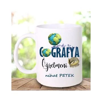 Coğrafya Öğretmeni Kupa Bardak
