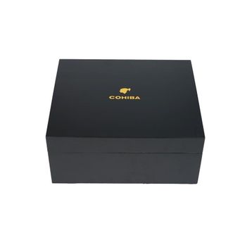Cohiba Humidor Siyah Puro Kutusu