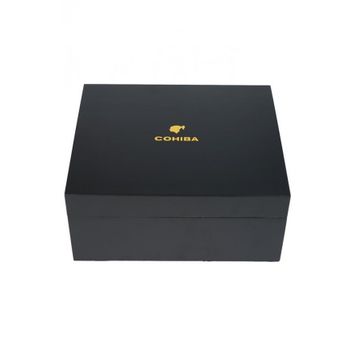 Cohiba Humidor Siyah Puro Kutusu