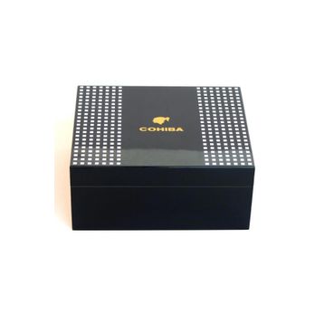 Cohiba Humidor Siyah Puro Kutusu