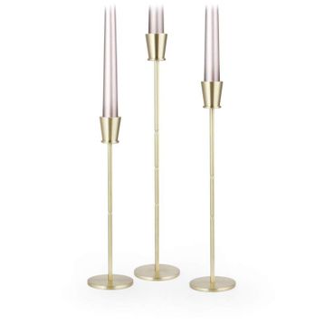 Coho Brazen Special Uzun Prinç Üçlü Set 23-28-34 cm Şamdan