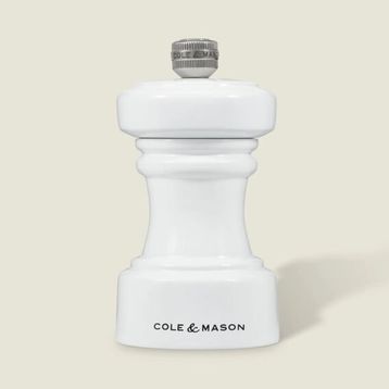 Cole & Mason Hoxton Parlak Beyaz 104 mm Biber Değirmeni
