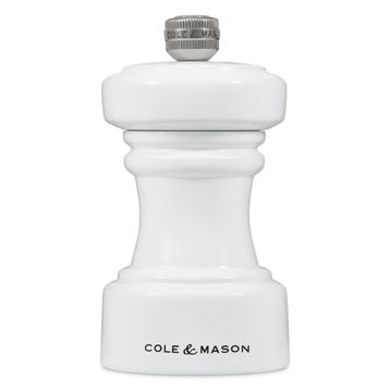 Cole & Mason Hoxton Parlak Beyaz 104 mm Biber Değirmeni
