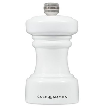 Cole & Mason Hoxton Parlak Beyaz 104 mm Tuz Değirmeni